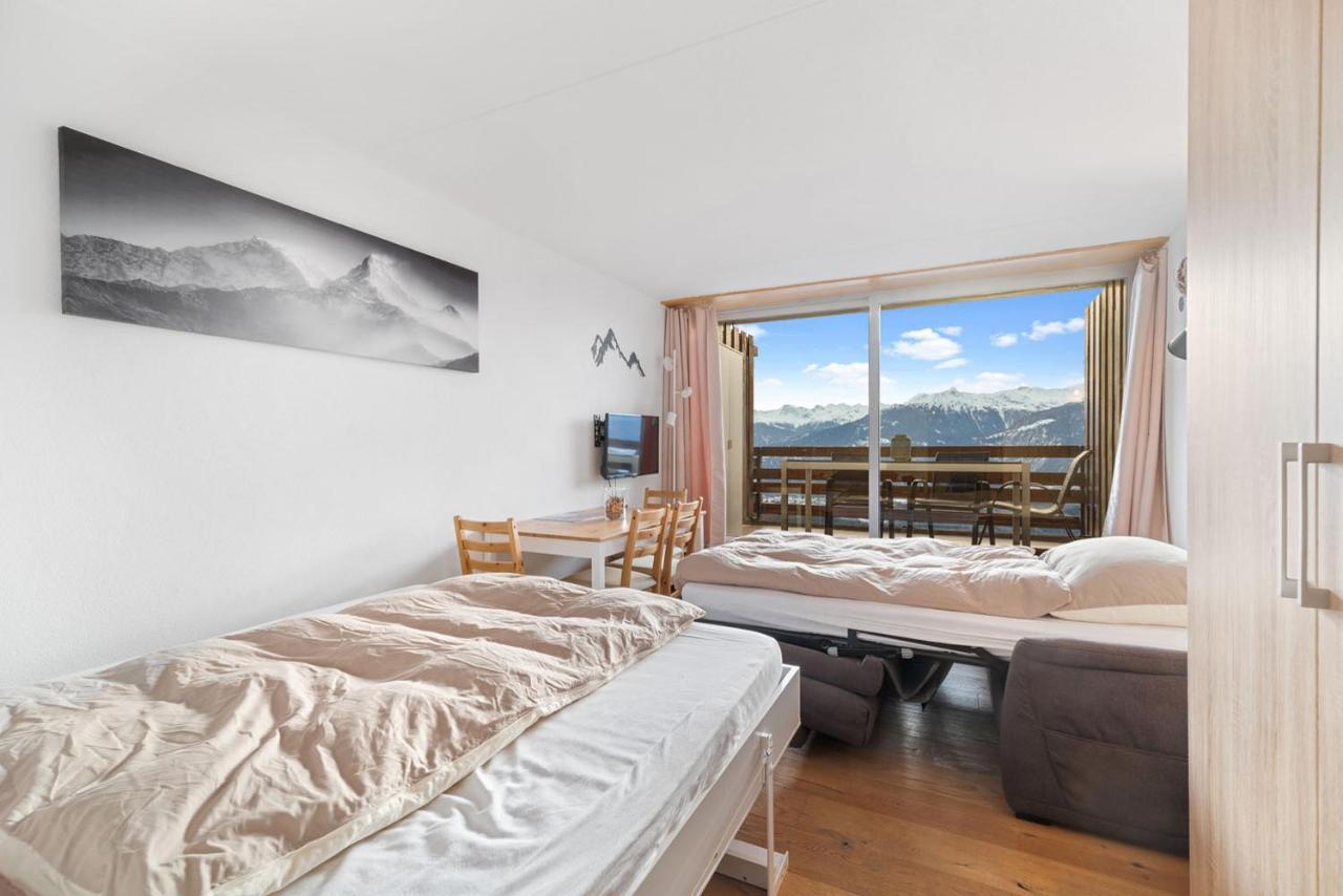 Chaleureux Studio A Anzere, Accessible A Ski, Proche De Tout 외부 사진