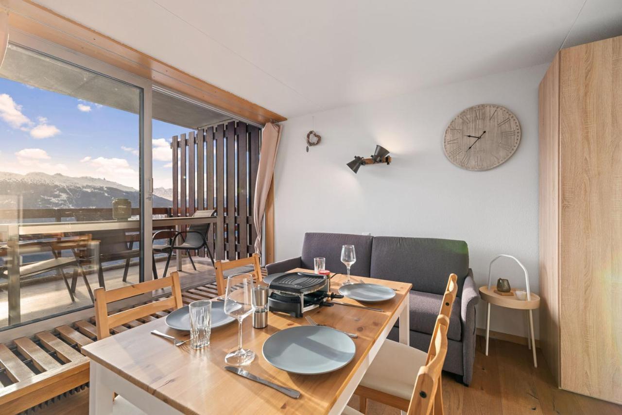 Chaleureux Studio A Anzere, Accessible A Ski, Proche De Tout 외부 사진